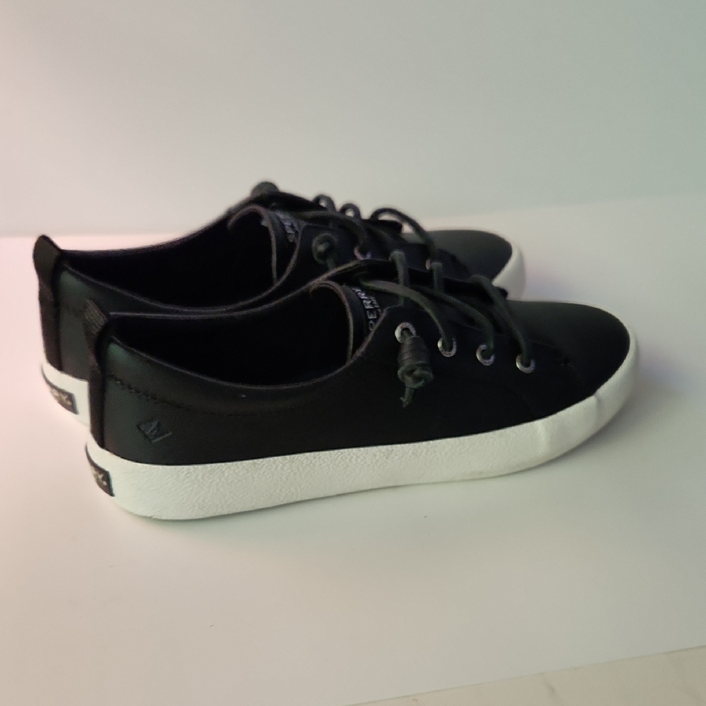 Sperry Womens Black and White Sneakers Size 8.5 - Picture 5 of 10